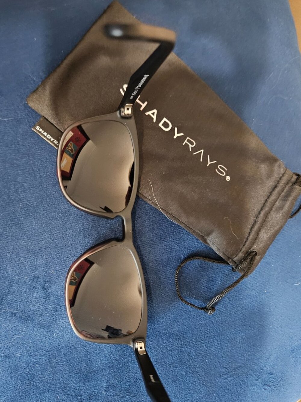 Shady Rays Cypress AU-6 Dusk Sunglasses Black with Grey Tint Lens {#811-3} - Picture 7 of 9